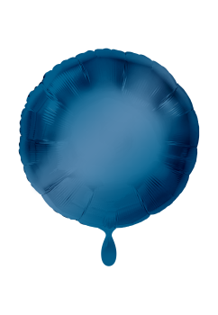 Folienballon 45cm Rund Blau